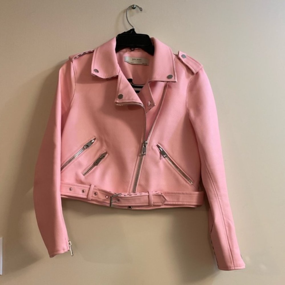 Zara light pink jacket